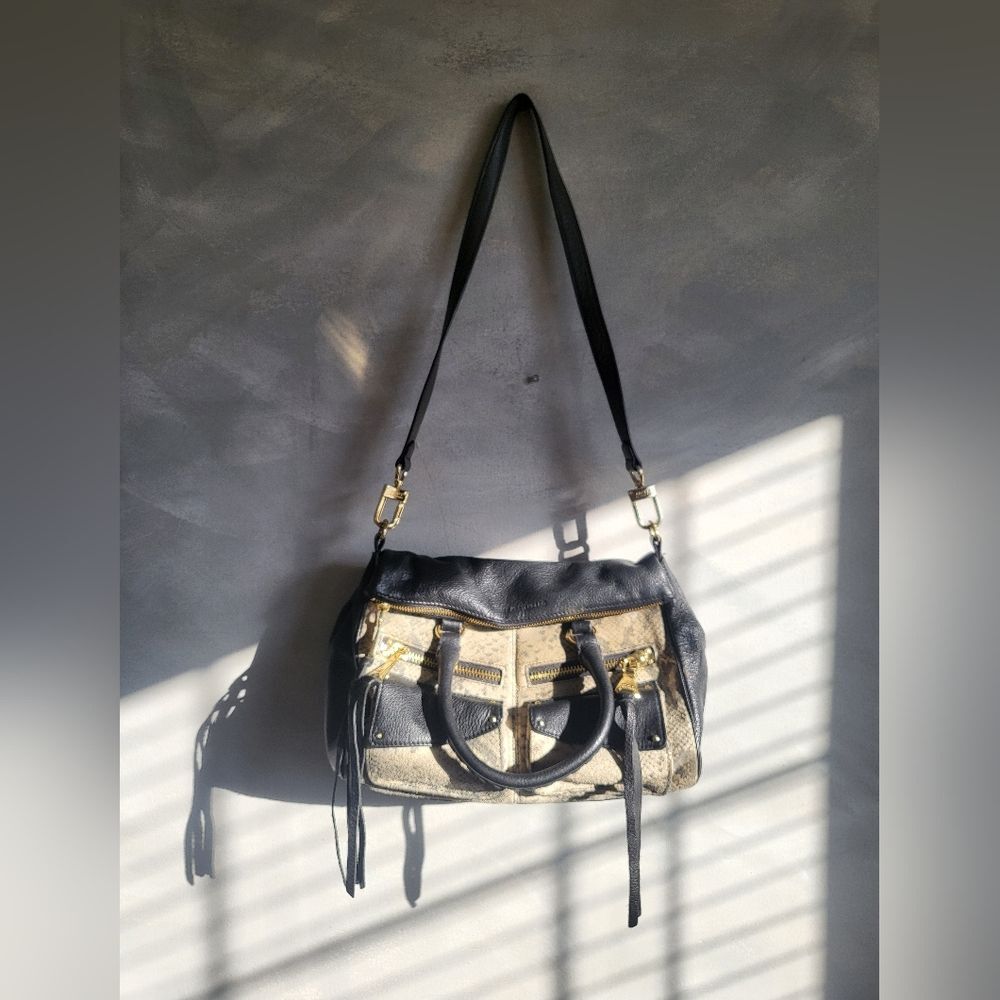 Aimee Kestenberg Python Snakeskin Prints Foldover… - image 6